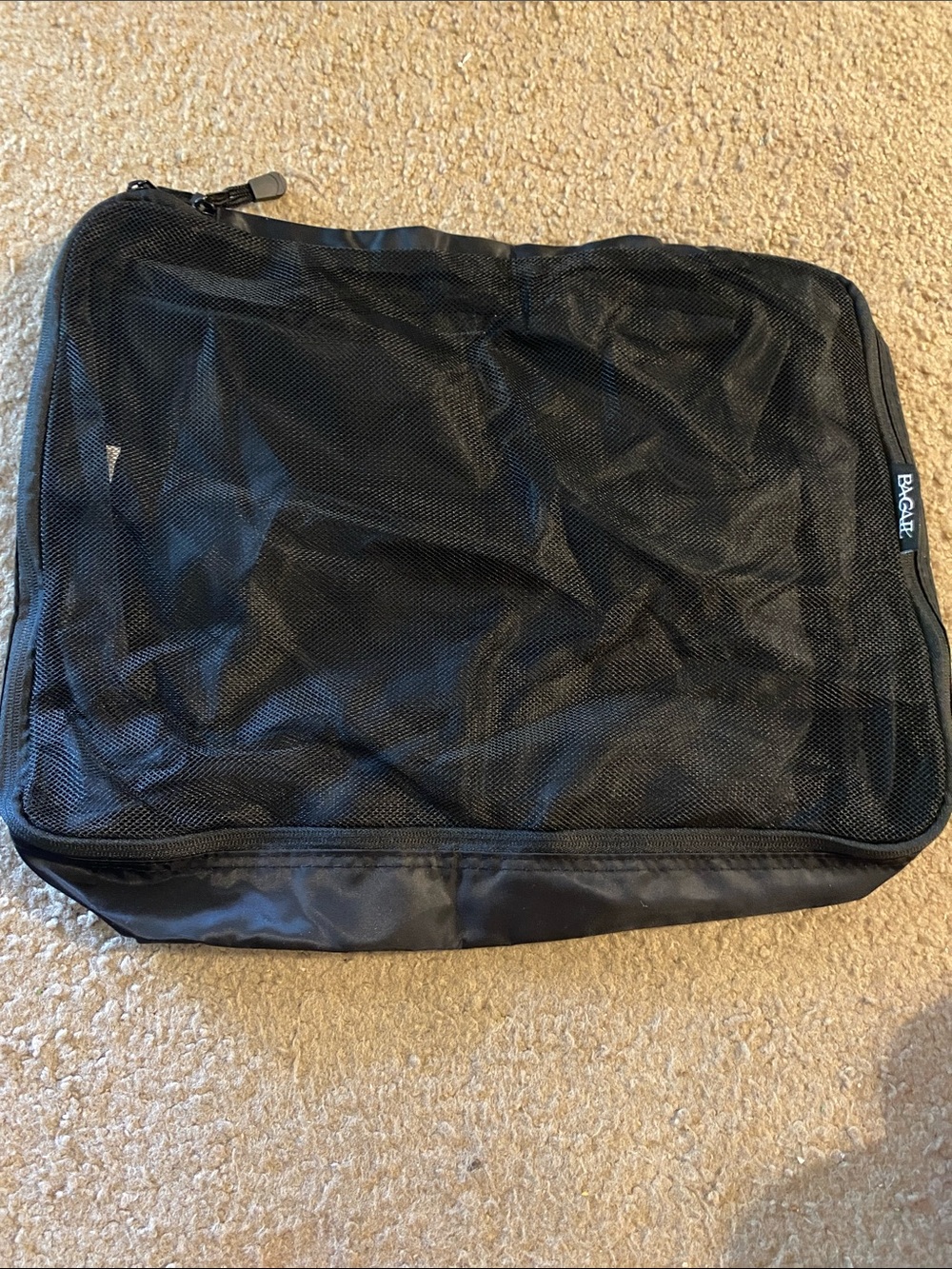 Bagail Black Mesh Travel Toiletry Bag